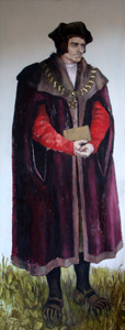 Mural of St Thomas More, by Prue Theobald